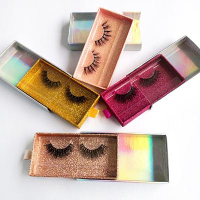 China [Great Option for Western Eyes] OH Bushy Series [Ultra Sensitive] Natural Soft - AH28 Mink Eyelashes with Customized Packaging for sale