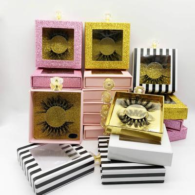 China Wholesale Mink Eyelash Vendor Customized Personal Care Boxes Eyelash Packaging Box Fur Plastic Case For Eyelash Packaging Box Package for sale