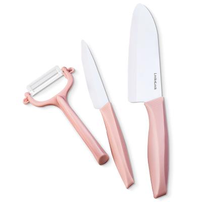 China Viable Supplier Cheap Clean Safe Seller Dispenser Ceramic Cutting Knife 3 Pieces Set Fast Delivery for sale