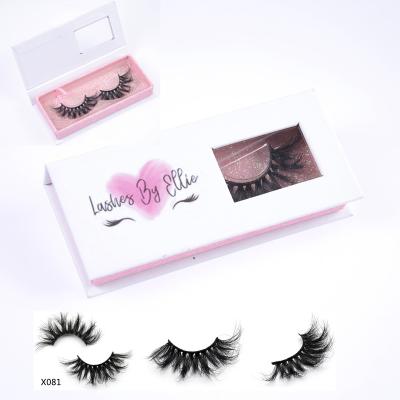 China 100% Free Sample 25mm 3d Mink Eyelash Cruelty Free Custom Real for sale