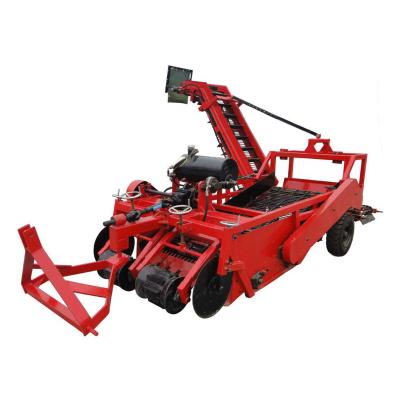 China single row or two rows of Potato Harvester Farm Self-Discharging Potato Picker Harvester Machine à venda