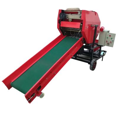 China corn silage round baling and wrapping machine/silage baler and wrapper machine à venda