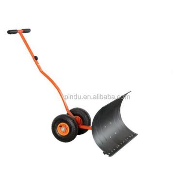 China ABS Plastic Handle Snow Shovel With Wheels Handle Adjustable And Easy To Manipulate Te koop