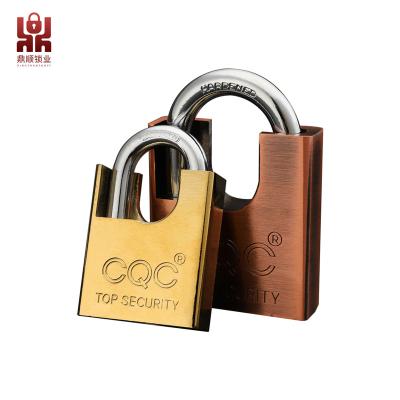 China High Security Accept customization logo packaging color   Computer key Shackle Protect Iron Padlock for sale