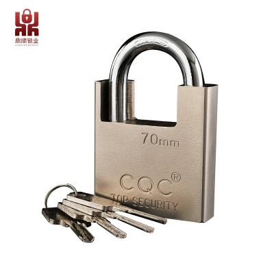 China High Security Accept customization logo packaging color Atom Key Shackle Protect copper cylinder Iron Padlock for sale