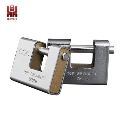 China Durable High Safety Accept customizationlogo packaging color copper cylinder  Full Armoured Steel Covered Iron Padlock for sale