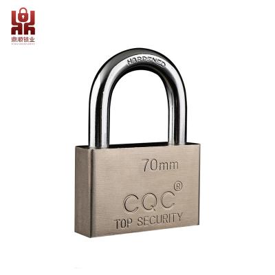 China Durable High Safety Accept customization logo packaging cylinder Computer key  Square Iron Padlock for sale