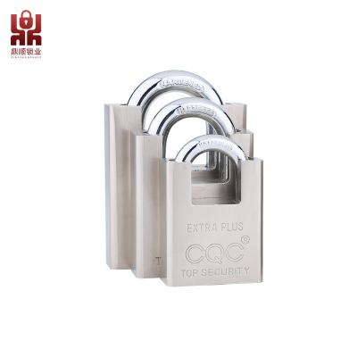 China Iron Accept customization logo packaging antirust Shear resistance Shackle Protect Iron Padlock for sale