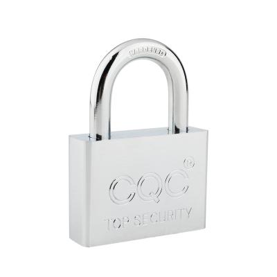 China Safety Factory direct supply 50MM  Nickel plating Square  good quality Vane Key iron padlock for sale