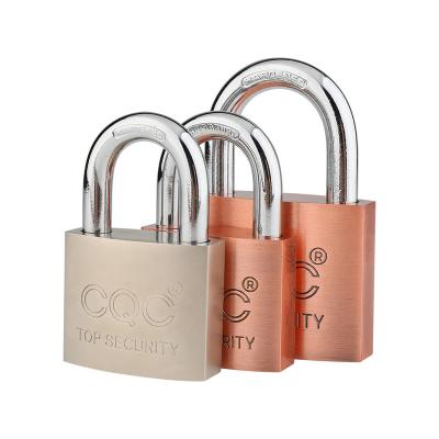 China Durable High Safety Factory direct supply 63MMTOP security Thickened lock body copper cylinder iron padlock for sale