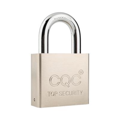 China Durable High Safety Factory direct supply good quality 50MM Square Atom Key  copper cylinder iron padlock for sale