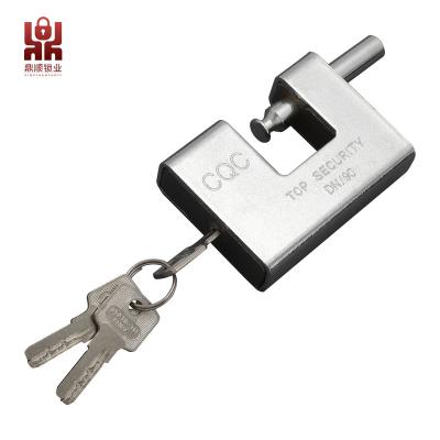 China Durable High Safety good quality  90MM Full Armoured Steel Covered  Padlock copper cylinder  Factory direct supply for sale