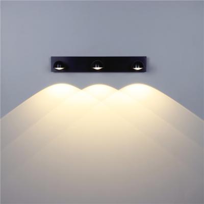 China 3 Modern Contemporary AVENANT LED Wall Lamp 11W Wall Sconce Light Fixture With Adjustable Head Wall Light Above Mirror for sale