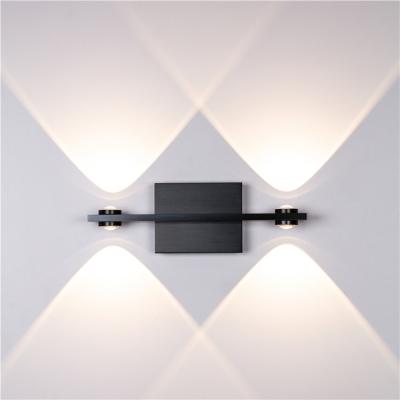 China Up Light UP 4 LED Wall Light Down Light Indoor Modern 11W Wall Lamp Wall Sconce Light Fixture for sale