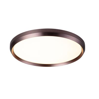 China Modern Nordic Luxury Flush Mount Ceiling Lamp Round Aluminum Ceiling Light Living Room Bedroom LED Ceiling Lamp for sale