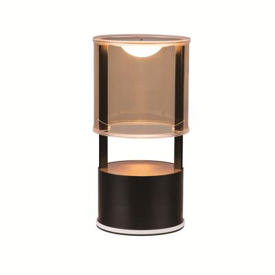 China Modern Luxury Acrylic Table Light USB Plug Night Light Stepless Gesture Control Dimming Dim Ambient Sensor LED Table Lamp for sale