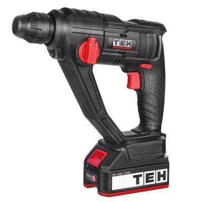 China TEH Vibration Control 20V Max 5/8 In. Power SDS PLUS Cordless Rotary Hammer Drill Machine for sale