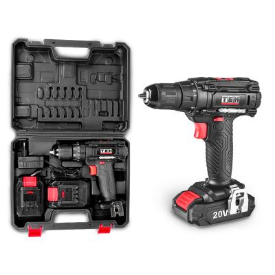 中国 TEH 20V Rechargeable Impact Drill Cordless Battery Power Drill Machine Charger 販売のため