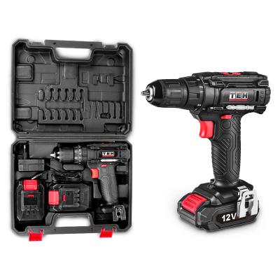 China 46*34*27.5cm Cordless Screwdriver Drill Machine Two Speed Gear 1 Hour Charge Time for sale