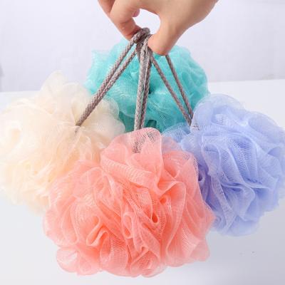 China EXFOLIATE Factory Direct Supply PE Assorted Colors Body Clean Bath Shower Ball for sale