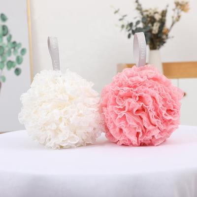 China EXFOLIATING New Trend Eco Friendly Soft Mesh Bath Sponge Lovely Assorted Colors for sale