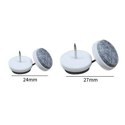 China New Products Eco - Friendly Round Nail - On Anti - Sliding Scratch Resistant Furniture Felt Pads for sale