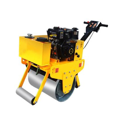 China Machinery Repair Shops Powerful Easy To Get Hand Held Double Drum Started Compact Hand Guide Vibration Road Roller for sale