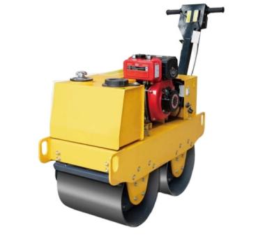 China Machinery Repair Shops Mini Diesel Engine Double Steel Drum Mini Vibratory Walk Behind Roller Price for sale