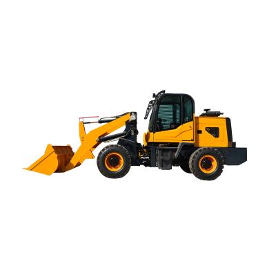 China Building Hotels Four-wheel Drive Small Front End Lawn Tractor Hydrostatic Loader for sale