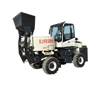 China Hotels High Work Efficiency Simple Operation Small Plain Concrete Top Mixer Trucks For Sale for sale