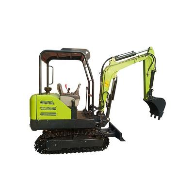 China Hotels Factory Price Small Excavator Multifunctional 1.8 Ton Small Wheel Excavator With 0.04cbm Bucket for sale