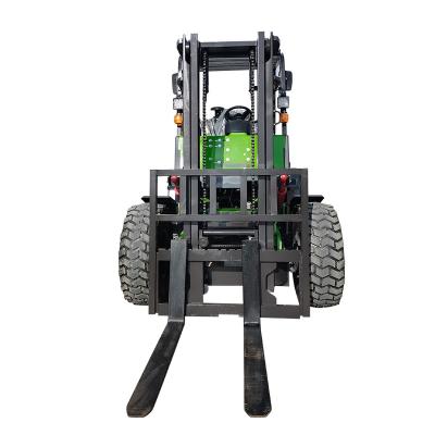 China Building material shops hot sale 4wd 4x4 forklift 3M 6M height rough terrain diesel forklift for sale