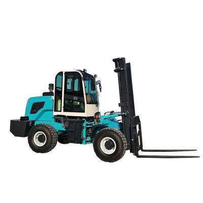 China Building material stores forklift 2.5t 3t 4t 5t 6t 7t forklift diesel engine diesel forklift with cargo jack for sale