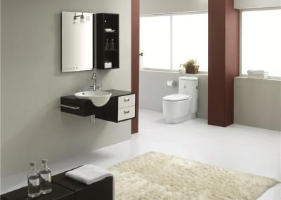 China Small Painting Bathroom Vanity And Cabinets With Sink And Tops , Waterproof Bathroom Vanity Units for sale