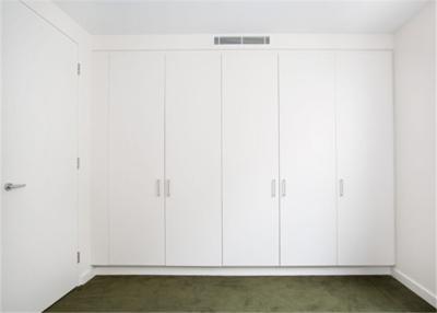 China White High Gloss Five Door Bedroom Wardrobe Furniture With Hinge Full Standing for sale