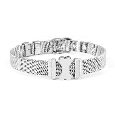 China New Fashion CLASSIC Jewelry Design For Girl And Women Stainless Steel Mesh Bracelet for sale