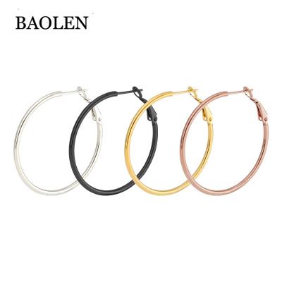 China Fashion 1Pair Stainless Steel A Variety Of Styles Elasticity Punk Earring Big Sexy Oversized Hoop Earrings For Women for sale