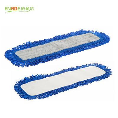 China Sustainable Sweeper Head Dust Push Collect Mop Pad for sale