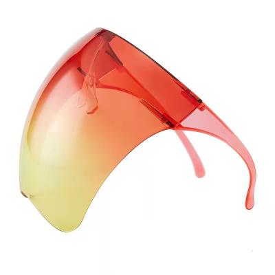 China 2021 Safe Soft Stylish Protect Full Glass Plastic Anti Fog Clear Lens Shade Protective Mask Glasses Sunglasses for sale