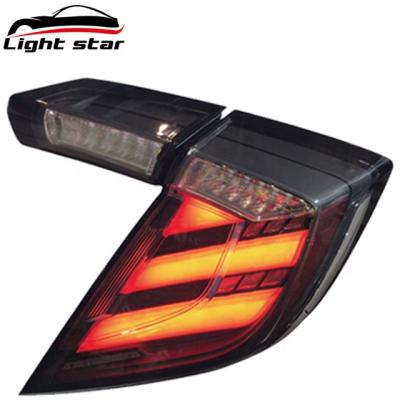 China High Quality PC+ABS Tail Light Lamp Assembly Led Tail Light For Honda Civic Hatchback 2016--19 for sale