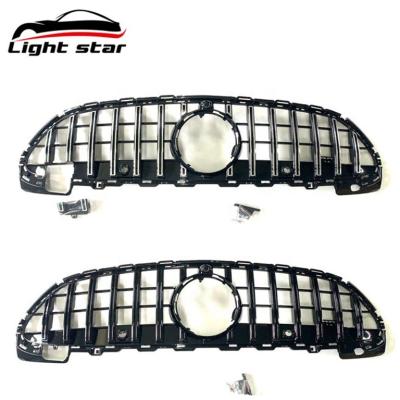 China Original car plastic grill factory face front grill for Mercedes Benz W206 c class W206 modified GT vertical bar 2022 for sale