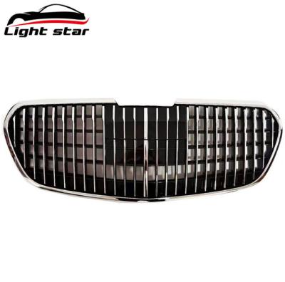 China Plastic upgrade for Mercedes-Benz Grille 21 S-Class 223 Maibakh models with high allocation and low allocation all support ACC Cruise. for sale