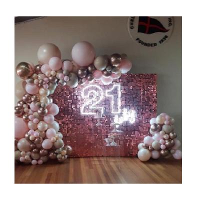 China Wholesale Decoration 21Number Birthday Buildings Party Twenty Neon Light One Sign Color Changeable Neon Sign for sale