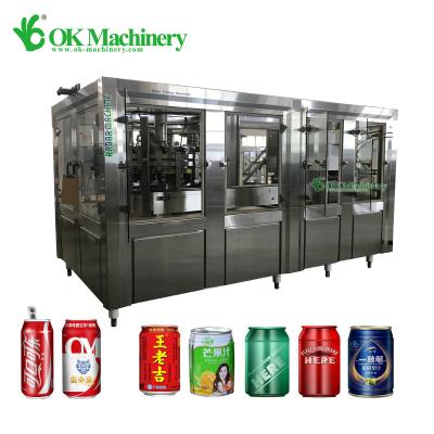 China BKCC01 Factory Price Automatic Beverage Can Filling Machine Wholesale Factory for sale