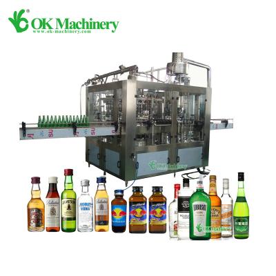 China Durable Automatic Wine Filling And Capping Machine Line for sale