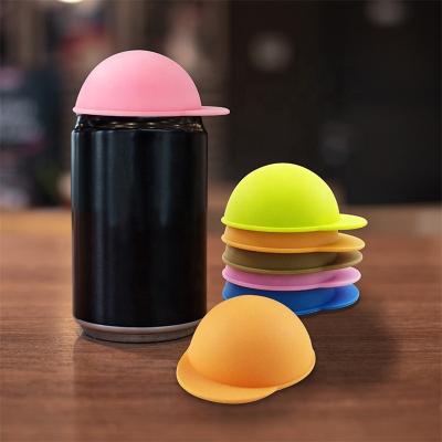 China Non Spill Beer Soda Universal Reusable Silicone Can Covers for sale