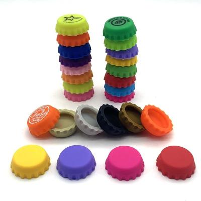 China Non Spill Logo Eco Friendly Reusable Custom Universal Silicone Rubber Bottle Cap for sale