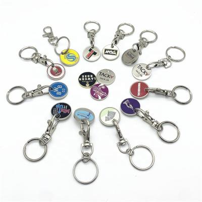 China Round Logo Enamel Custom Keychain Metal from China Factory Metal for sale