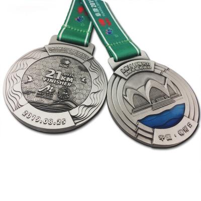 China Cheap Custom 3D Metal Seniors Medals Sports From Europe Guangdong Factory for sale