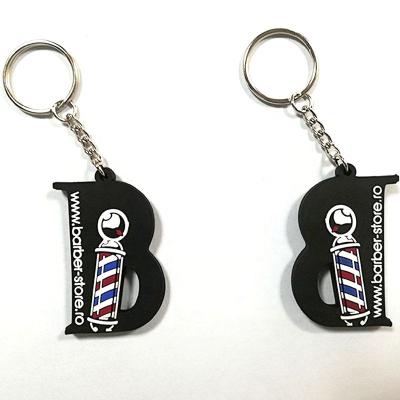 China Customized Logo Printing Cute Anime Custom PVC Rubber Key Chain for sale